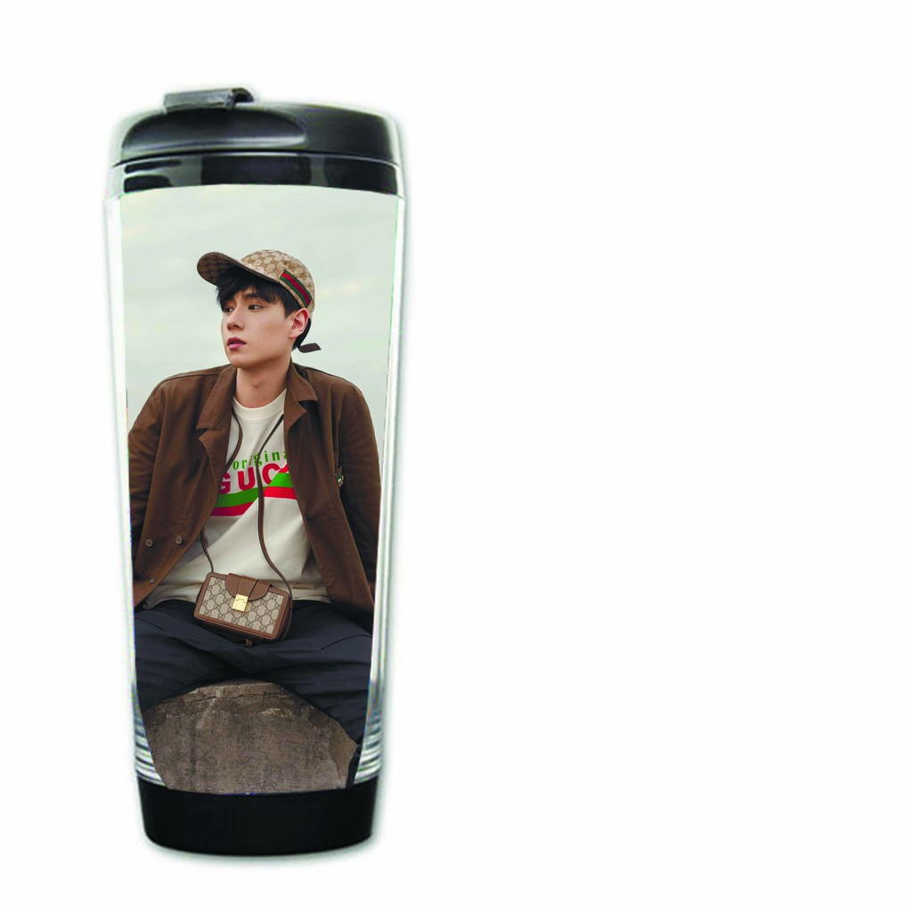 Bình nước IN HÌNH Hồ Nhất Thiên cốc đựng quà tặng tiện lợi