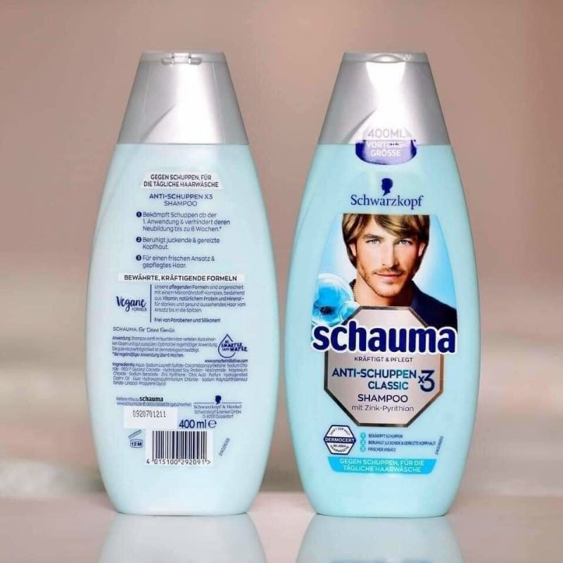 DẦU GỘI ĐẦU SCHWARZKOPF SCHAUMA- DÀNH CHO NAM