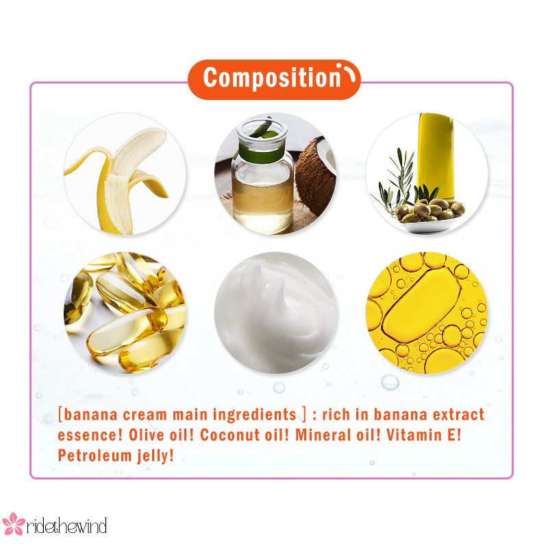 Beauty Anti-Drying Crack Cream Dead Skin Remover Banana Oil Repair Skin Care Product WIND