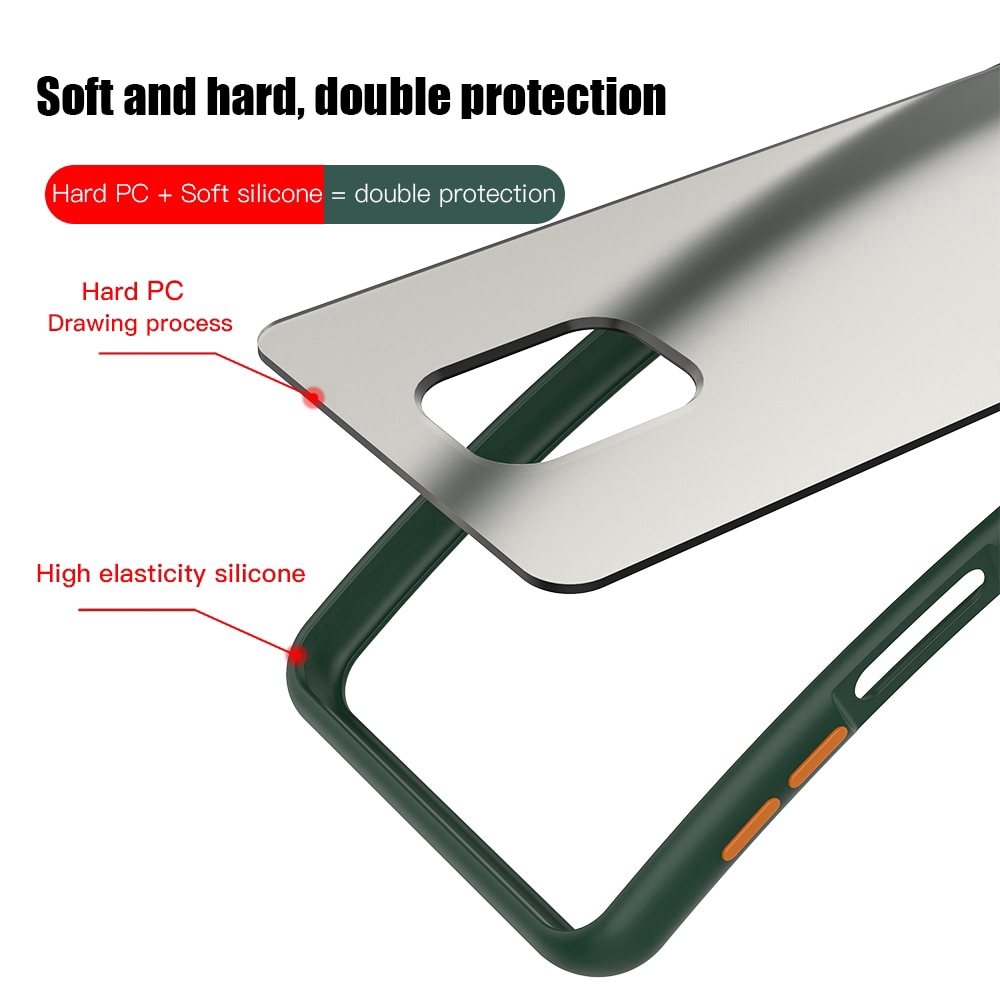 Ốp điện thoại silicon nhám chống sốc chống bám vân tay cho Xiaomi Redmi Note 9 Pro MAX 9S