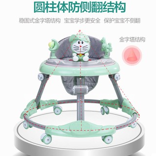 Phụ Kiện Thời Trang❐♦Xe tập đi đa năng chống lật chân oto cho bé trai, gái, trẻ nhỏ, khởi động, lái