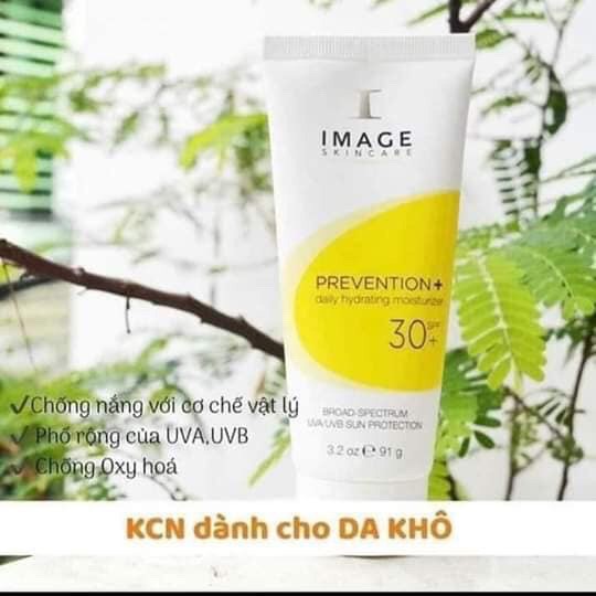 Kem Chống Nắng Vật Lý IMAGE Skincare Prevention - image SPF30+, 32+, 50+ Cho Da Dầu Nhờn, Da Khô, Da Hỗn Hợp