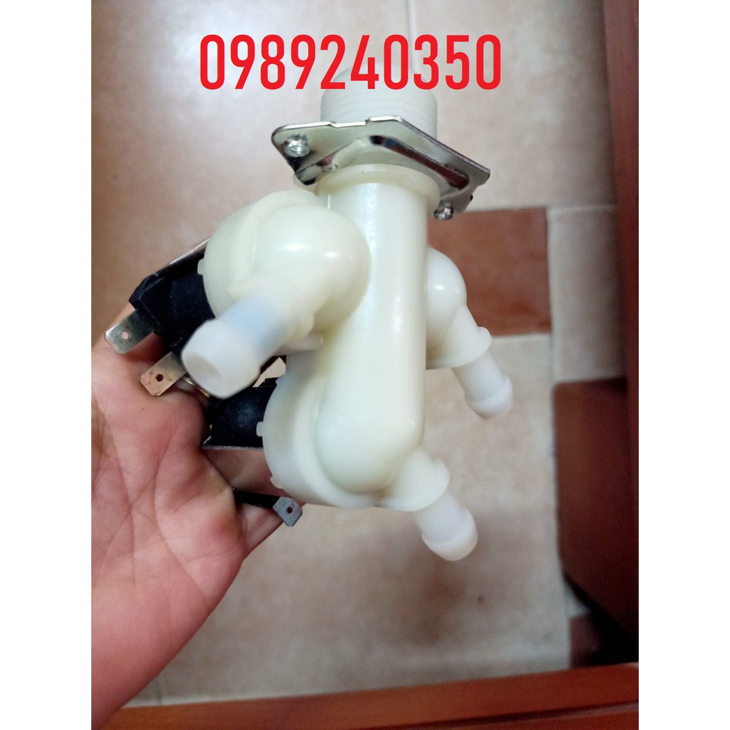 Van cấp nước 3 máy giặt Samsung, LG cửa trước, lồng ngang chính hãng