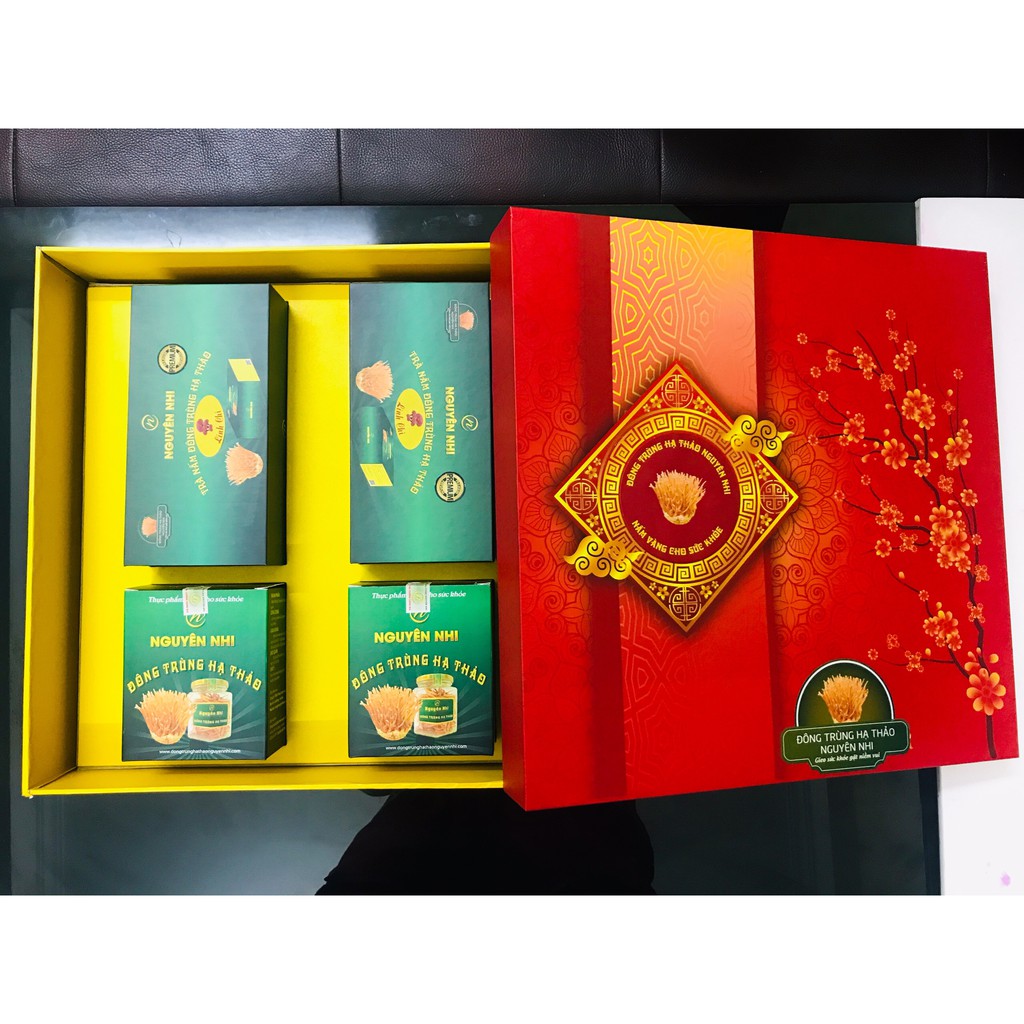 Trà đông trùng hạ thảo Linh Chi hộp 25 gói LC1 | BigBuy360 - bigbuy360.vn