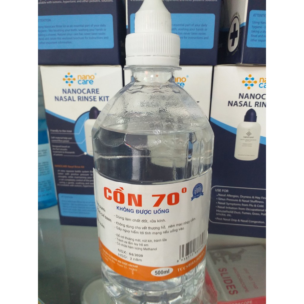 COMBO 1 THÙNG CỒN 70 ĐỘ 500ML 24 CHAI