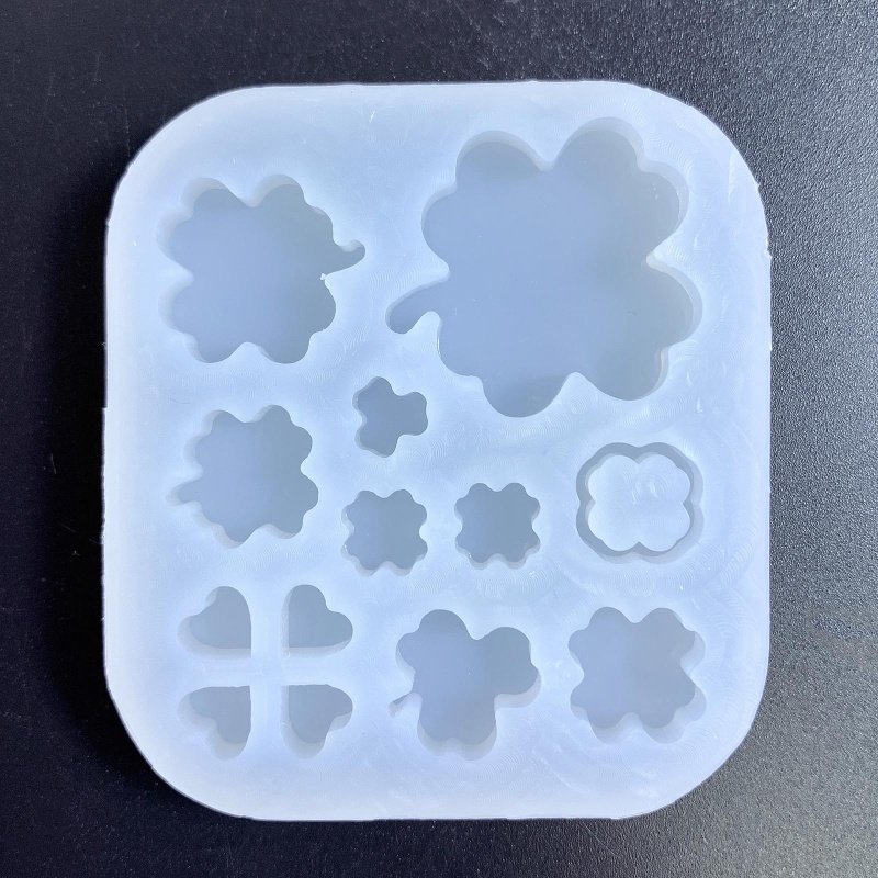 Khuôn Silicone Làm Cát Chảy Hình Trái Tim Xinh Xắn