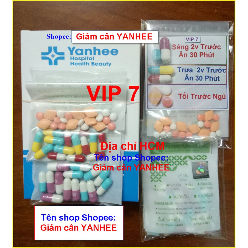 (TPCN) VIP 7 YANHEE Giảm cân