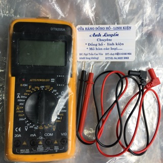 Đồng hồ điện tử dt9205a