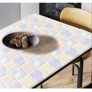 Cuộn 5m giấy dán bếp khổ 60cm - hoa hồng ECC004