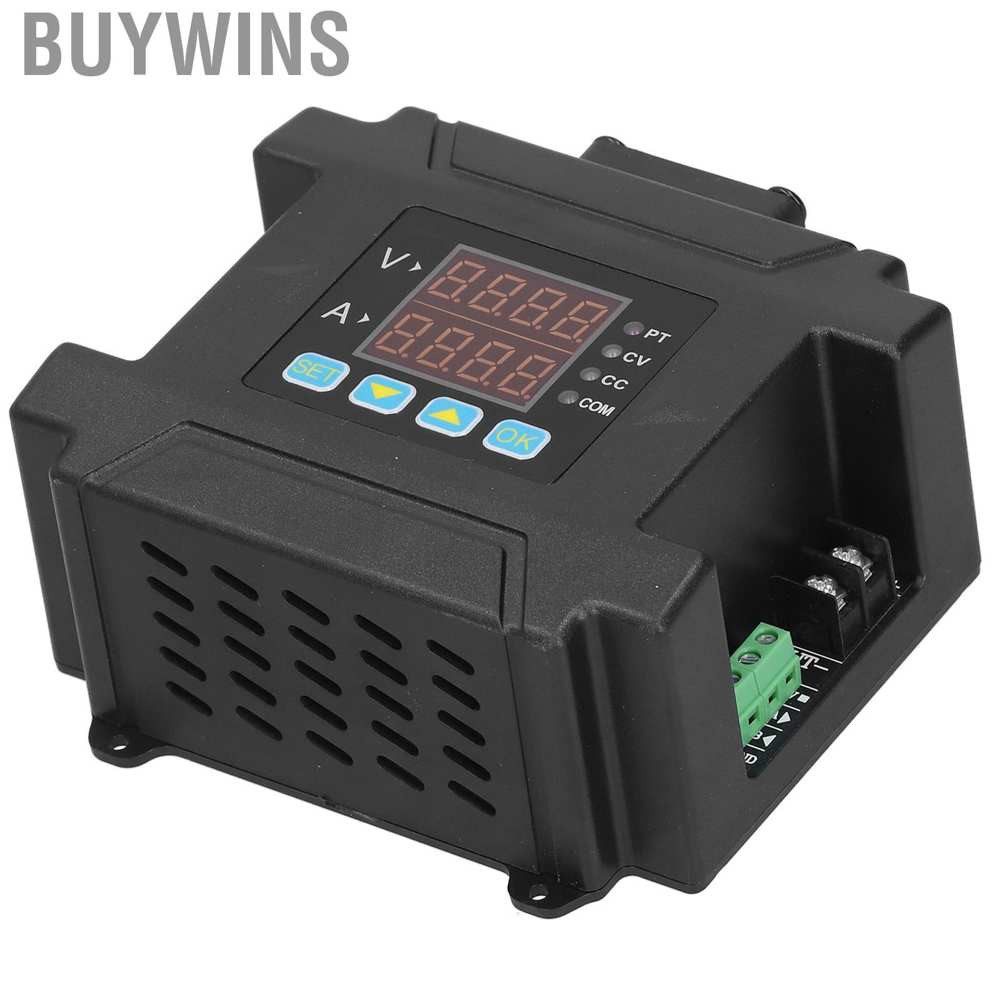 Buywins Digital Adjustable Regulated Power Supply LCD Display Buck Module with Shell 0-5A