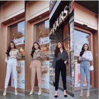Quần baggy nữ 💖FREESHIP💖 Quần Âu công sở cúc bọc chất tuyết mưa loại đẹp