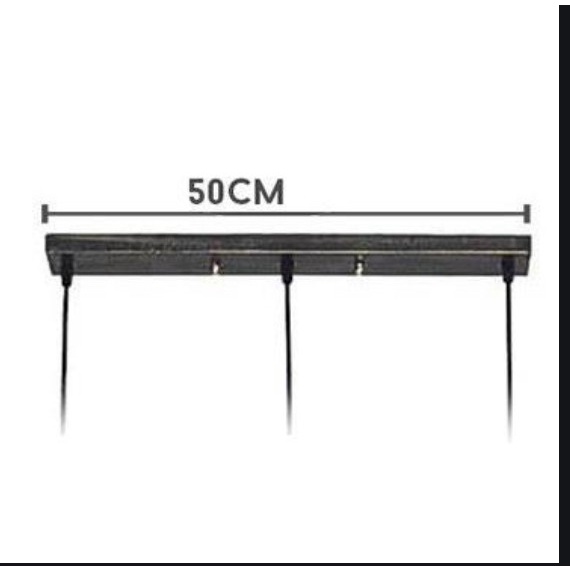 Bộ 3 đèn thả kim cương - tặng bóng led