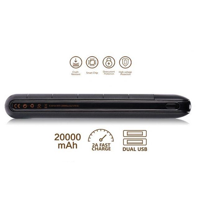 Pin sạc dự phòng 20000mAh - Hàng chính hãng WK - Bảo hành 12 tháng tại shop