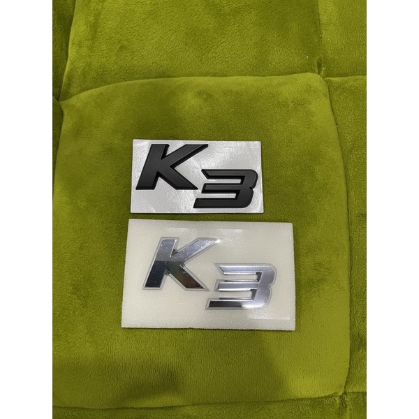 Logo chữ nổi KIA K3 xịn chính hãng hàn quốc