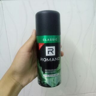 Xịt khử mùi romano 150ml