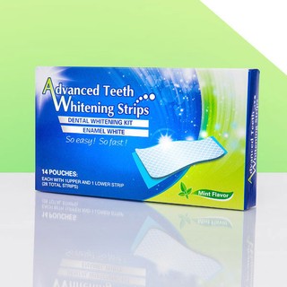 Dán trắng răng Advanced teeth whitening strips