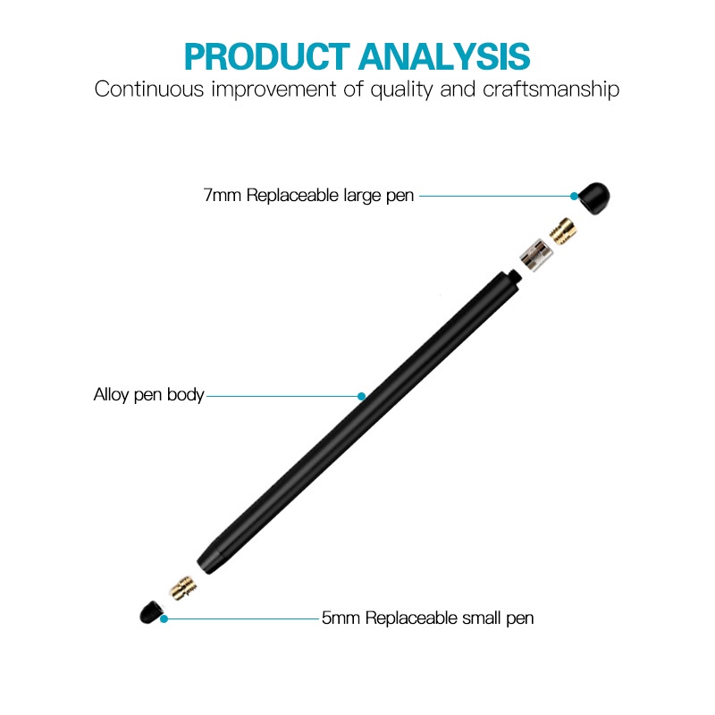 Bút cảm ứng Guugei 2 trong 1 cho điện thoại/ máy tính bảng