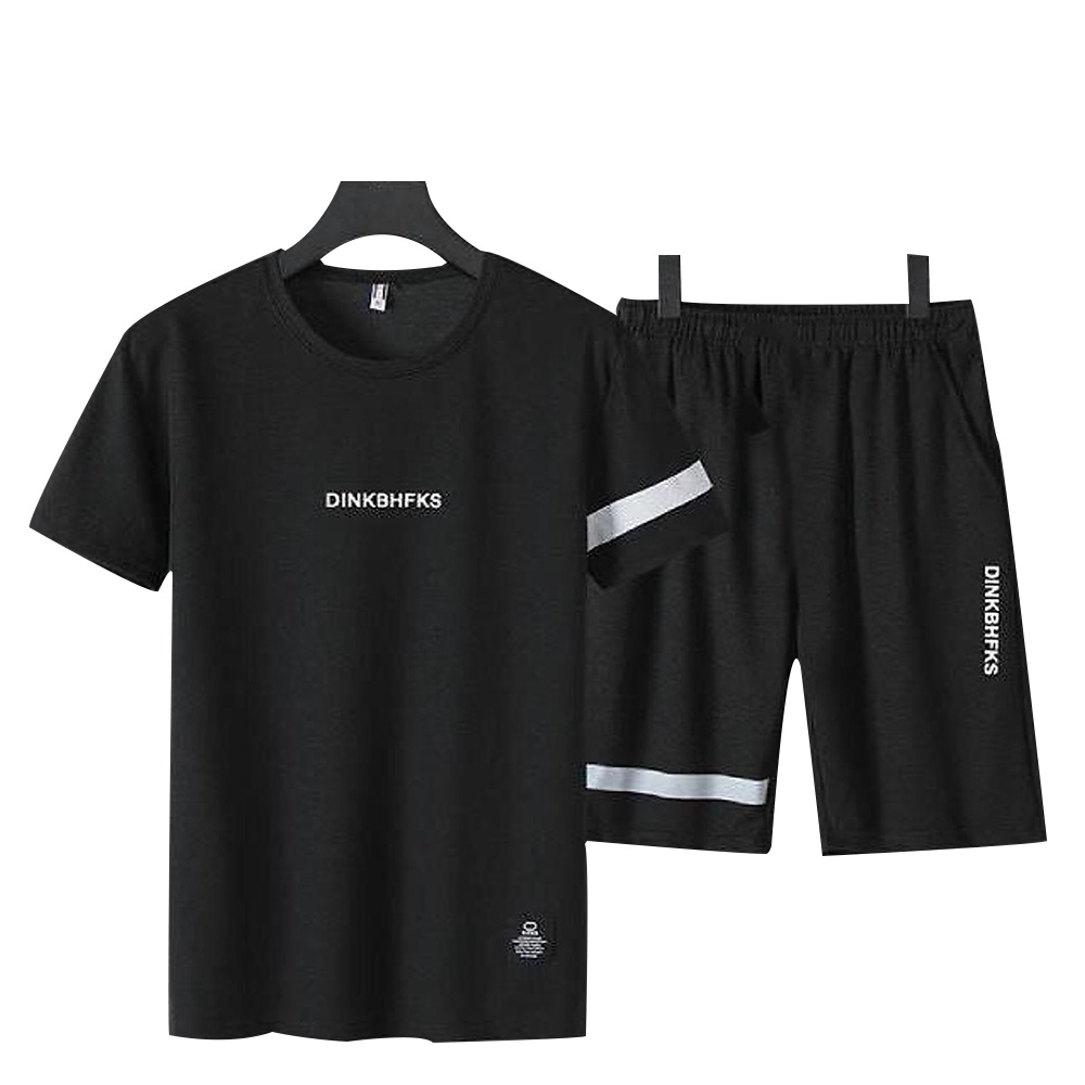 Đồ bộ thể thao nam mặc hè xuyên biên giới, Chất thun cotton thấm hút mồ hôi cực tốt Kiểu dáng Slim Fit siêu đẹp DB37