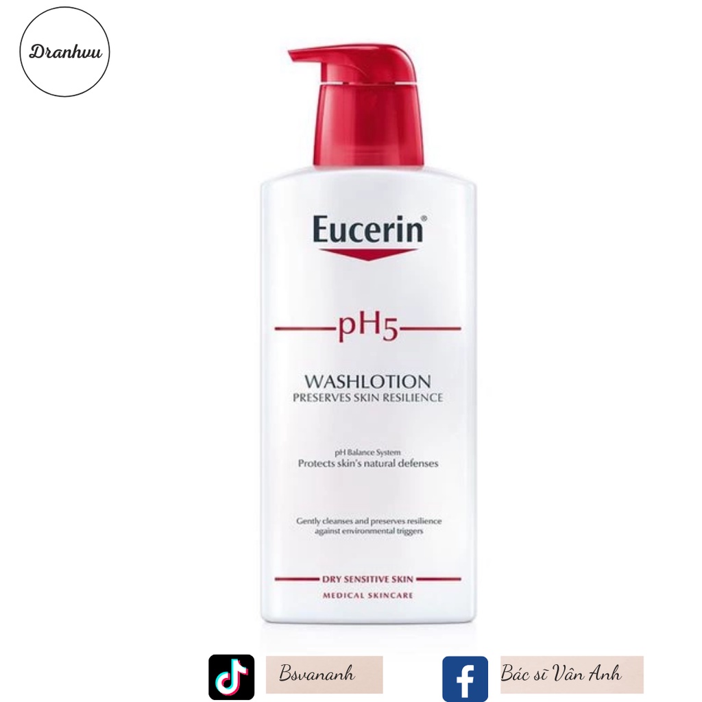 Sữa Tắm Dành Cho Da Nhạy Cảm Eucerin Ph5 Washlotion
