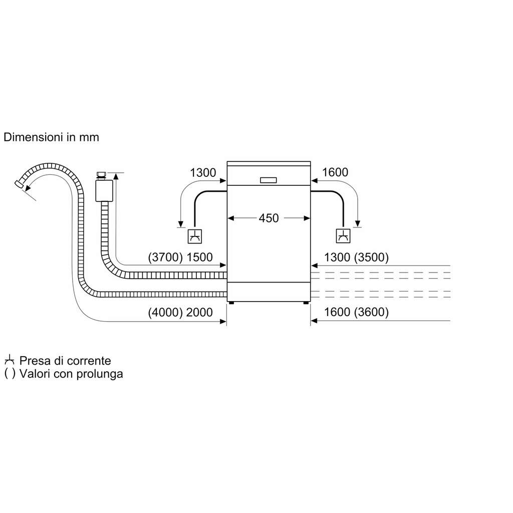 Máy rửa bát độc lập Bosch SMS46GW01P  Series 4 , dung tích rửa 12 bộ chén bát ( Xuất sứ Ba Lan -  Bảo hành 36 tháng )