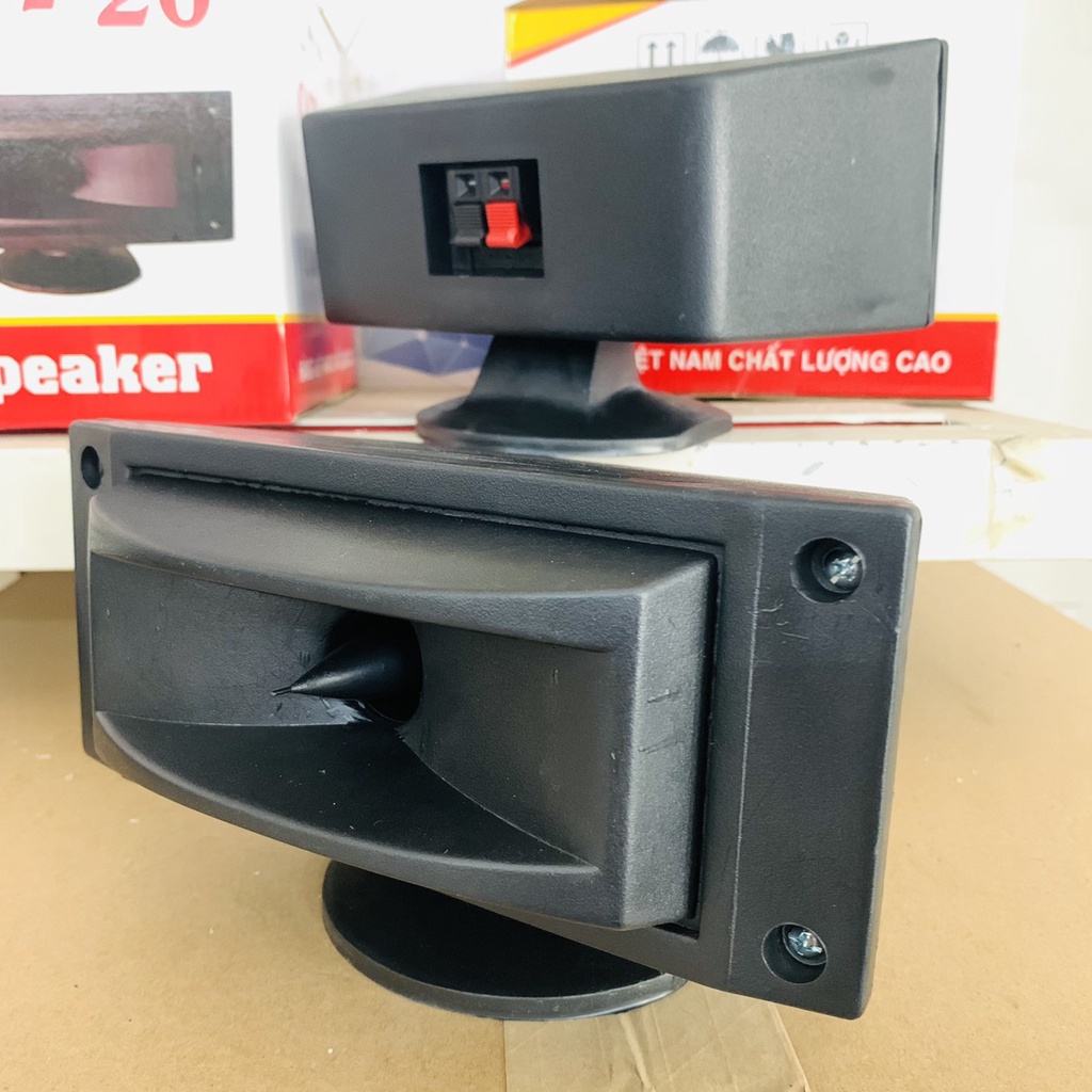 Đôi loa treble rời AT20 200W-8 ôm chính hãng 2 loa cao cấp tặng cặp tụ 30k (đã hàn sẵn trong loa)