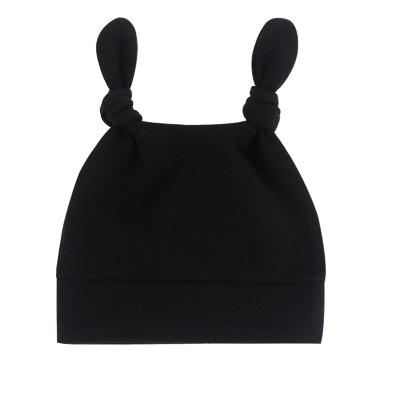 Mũ Beanie Mềm Thắt Nút Hai Mặt Dễ Thương Cho Bé Sơ Sinh