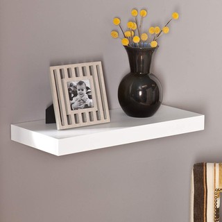 Kệ treo tường 1 thanh ngang gỗ hộp 60x24x3,5cm để đồ chắc chắn