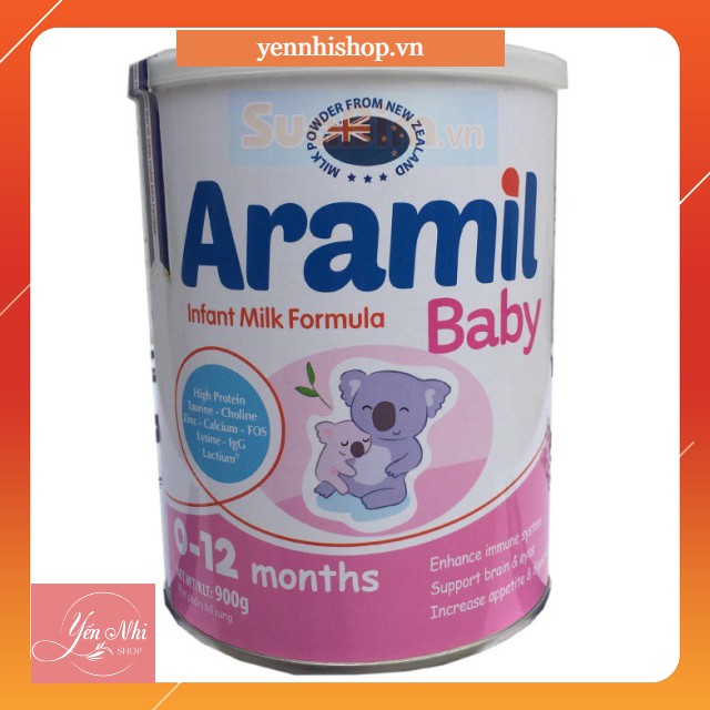 Sữa Aramil Baby 0-12 tháng 900g
