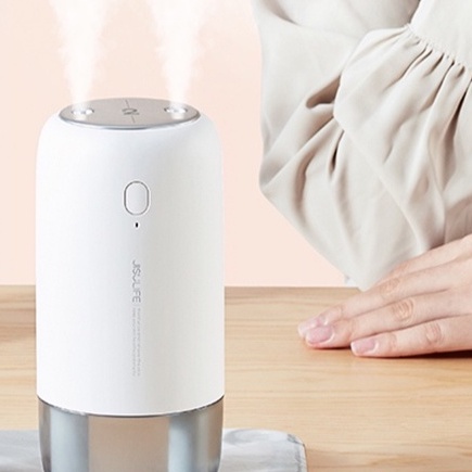 Máy Phun Sương Mini JB08 - Máy Tạo Ẩm Không Khí Giữ Ẩm Da Tự Động Ngắt Khi Hết Nước - Bảo Hành 12 Tháng