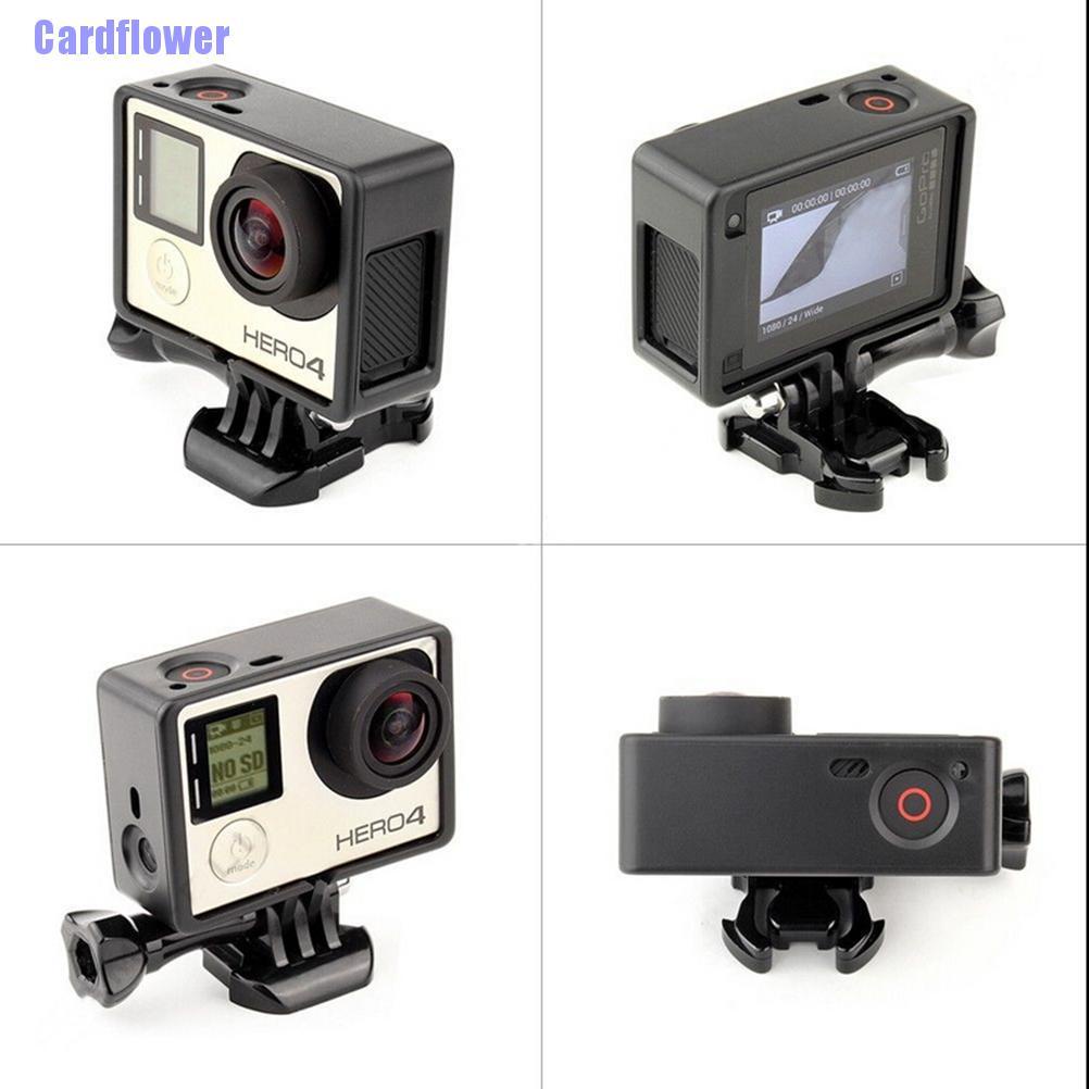 Cardflower  Standard Frame Border Housing Case Mount For GoPro Hero 3 Hero 3+ Hero 4 Black