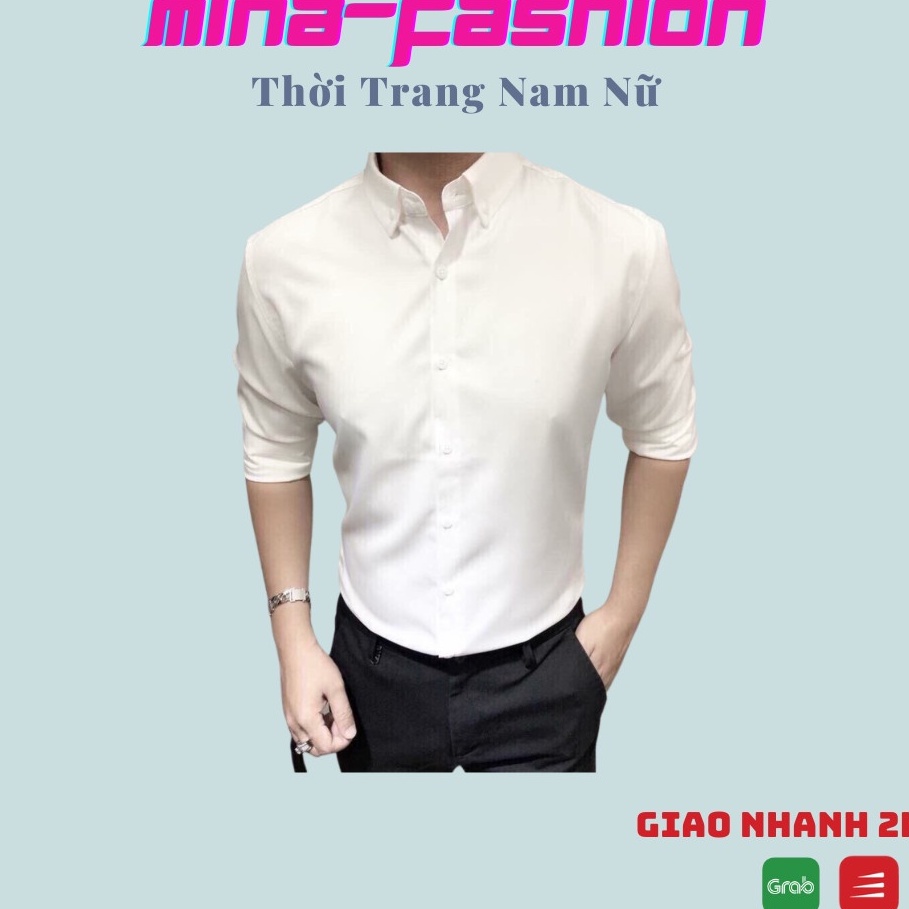 Áo Sơ Mi Nam Nữ Nhiều Màu Sale Hot Nhất ASN38 MinaFashion