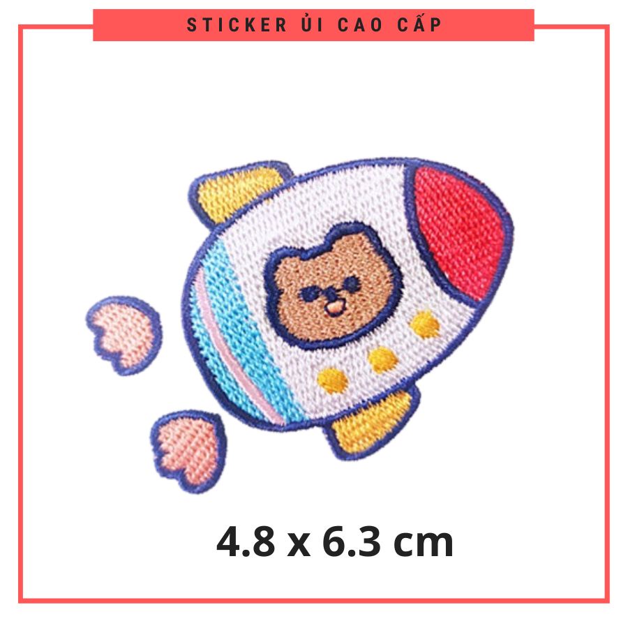 Sticker ủi quần áo cao cấp dùng làm Miếng vá quần áo, CÓ SẴN LỚP KEO ỦI dùng trang trí quần áo,BALO, giày dép