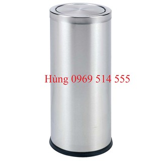 Thùng rác inox nắp lật xoay A35-o