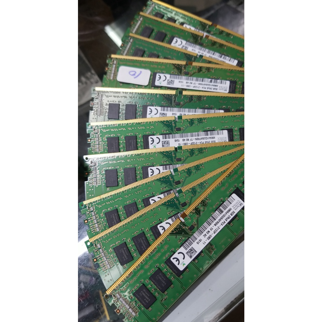 Ram ddr4 8gb buss 2133/ 2400/2666/3200