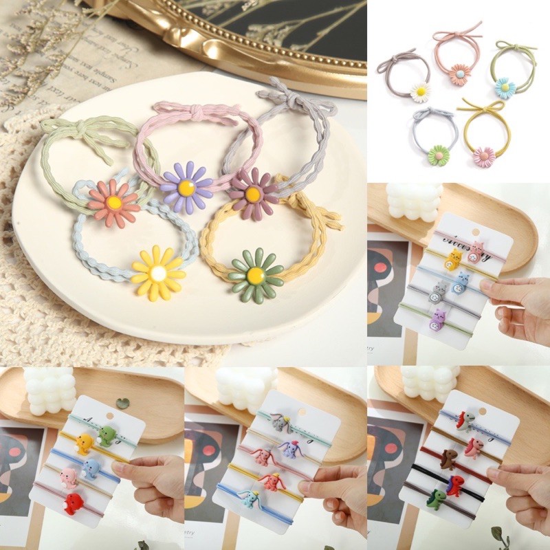Dây buộc tóc các mẫu  đẹp dễ thương Hàn Quốc