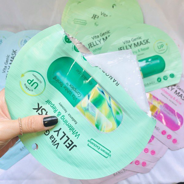 Mặt Nạ Viên Nhộng Cải Tiến BANOBAGI VITA GENIC JELLY MASK Dòng WHITENING