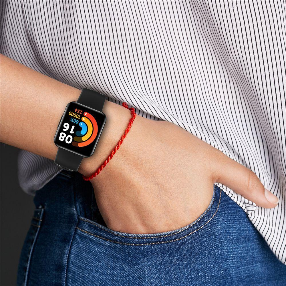 BEBETTERM Dây Đeo Thay Thế Chất Liệu Silicon Màu Trơn Cho XiaoMi Redmi Watch 2 Lite