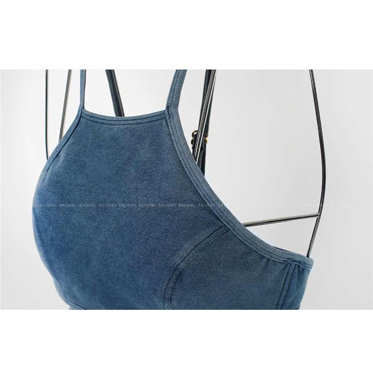 (B7) bộ bikini đồ bơi yếm bò 2 mảnh Hàn Quốc ulzzang cá tính sexy khoẻ khoắn size M L | BigBuy360 - bigbuy360.vn