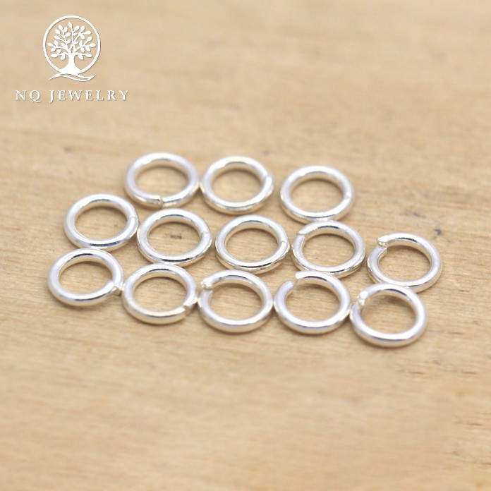 Charm bạc khoen tròn hở - NQ Jewelry