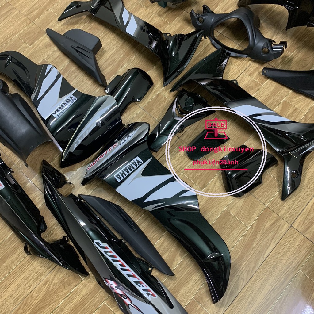 Bộ Vỏ Nhựa - Dàn áo xe Jupiter  MX màu ĐEN  - Jupiter GRAVITA  - nhựa nguyên sinh  LOẠI ĐẸP