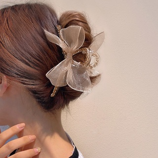 Kẹp Tóc Hình Nơ Đơn Giản Phong Cách Pháp