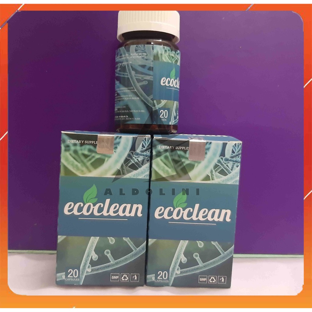 [COMBO 3 HỘP] Viên Uống ECOCLEAN - Diệt Ký Sinh Trùng Thải Loại Độc Tố Tạm Biệt Hôi Miệng - CHÍNH HÃNG HỘP 20 VIÊN | BigBuy360 - bigbuy360.vn