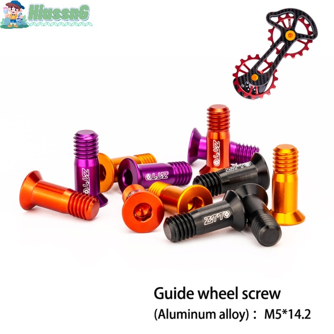 Ốc Vít Cố Định Cùi Đề Sau Bằng Hợp Kim Nhôm Nhiều Màu Cho Xe Đạp Leo Núi