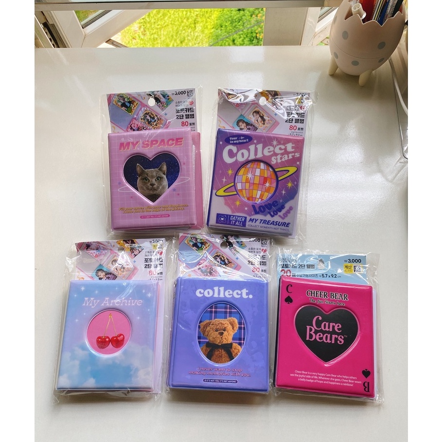 Photocard mini album, binder, Sticker album BST DAISO