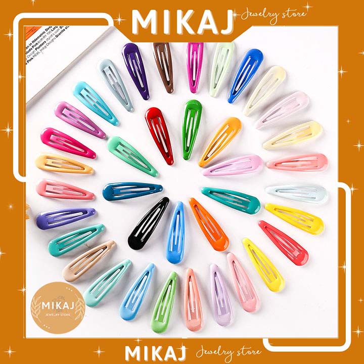 Kẹp tóc mái hàn quốc mini kim loại cho bé nữ nhỏ cute hot trend 1k đẹp nhiều màu giá rẻ MIKAJ STORE