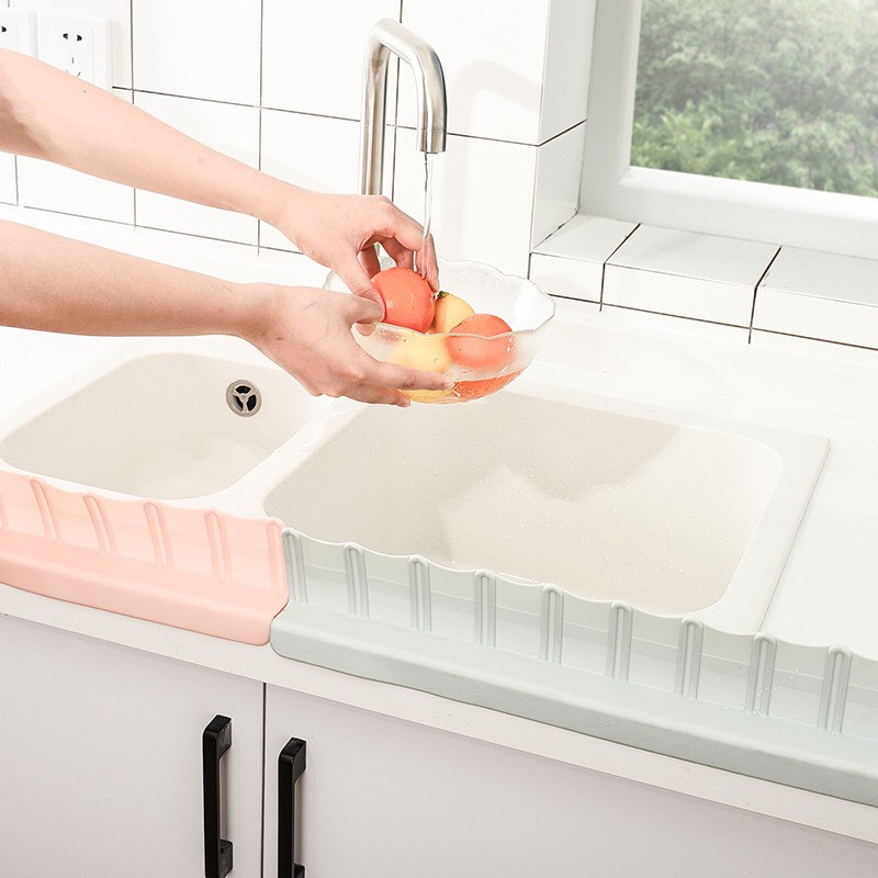 Tấm chắn silicon ngăn bắn nước dùng cho bồn rửa bát vệ sinh, sạch sẽ