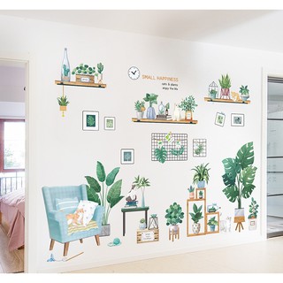 Decal dán tường Không gian xanh số 2