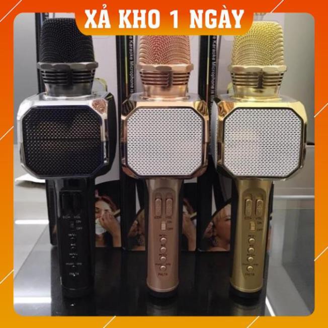 [GIÁ SỐC] Micro hát karaoke không dây SD-10 bluetooth có loa hỗ trợ ghi âm pass chuẩn -  BH 6 tháng đổi mới