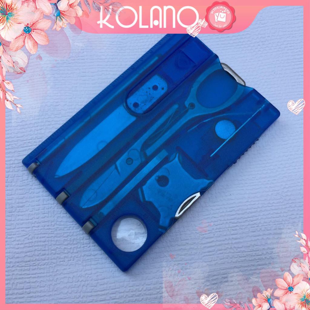 Bộ Dụng Cụ Đa Năng Bỏ Túi 13 Món Trong 1 KOLANO Bộ Dụng Cụ Sửa Chữa Nhỏ Gọn Như Thẻ ATM HG-001119
