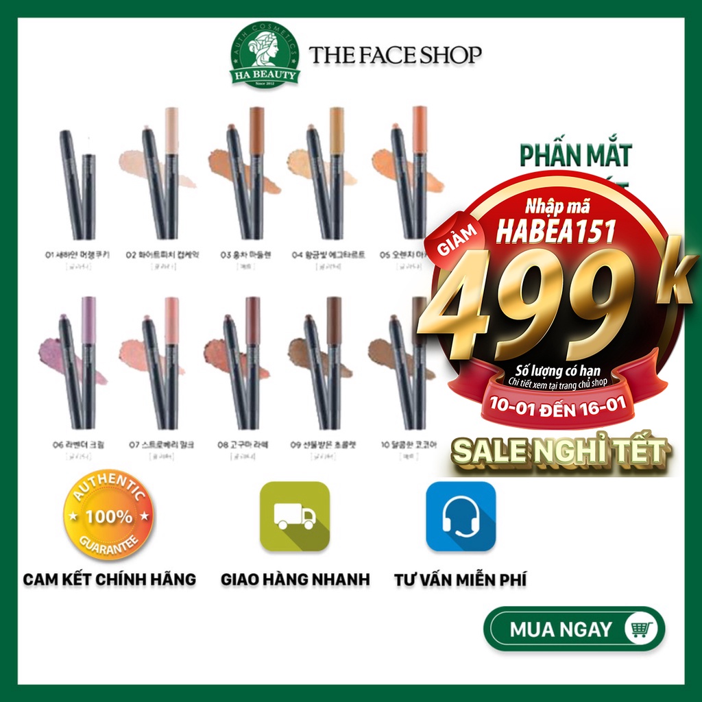 Phấn mắt dạng bút đa năng The Face Shop fmgt Coloring Stick Shadow 1.3g